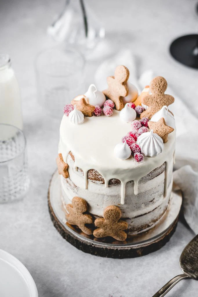 Snowy Ginger Delight Cake