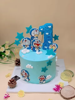 Blue Doramon Cake