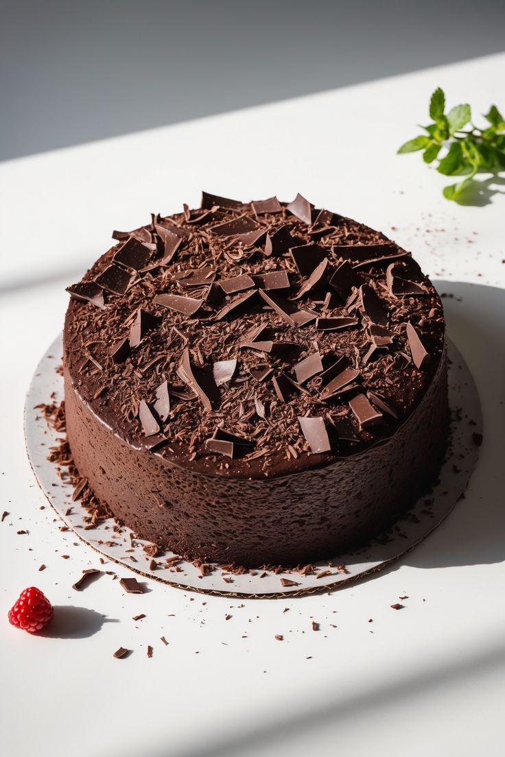 Chocolate Shavings Cake