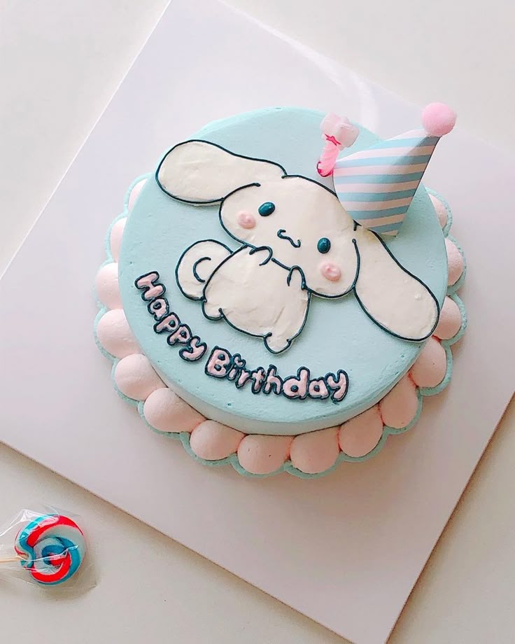 Cinnamoroll Birthday Cake