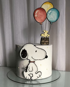 Snoopy Balloon Cake