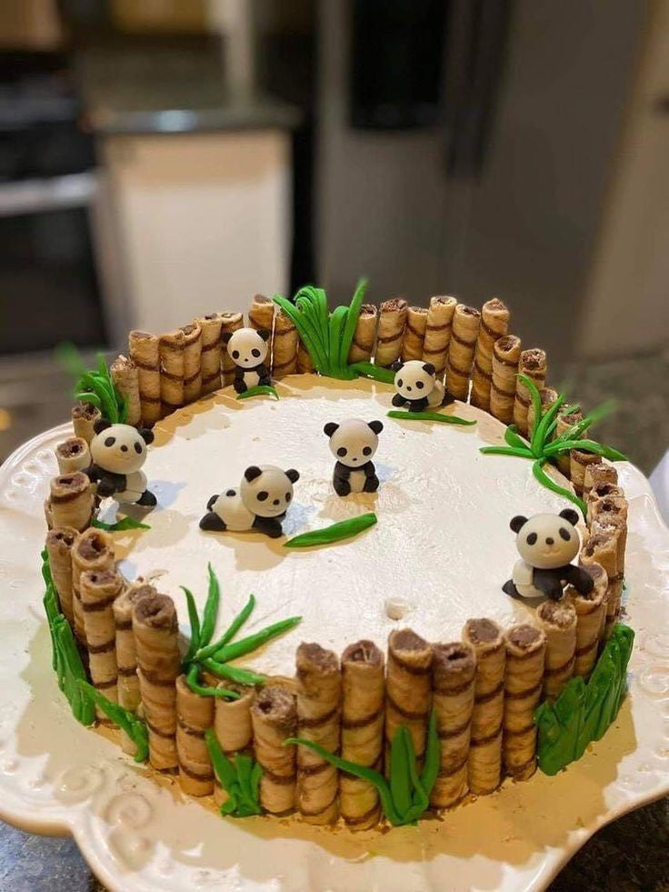 Panda Habitat Wafer Cake