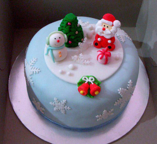 Frosty Friends Celebration Cake