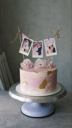 Photo Memory Anniversary Cake
