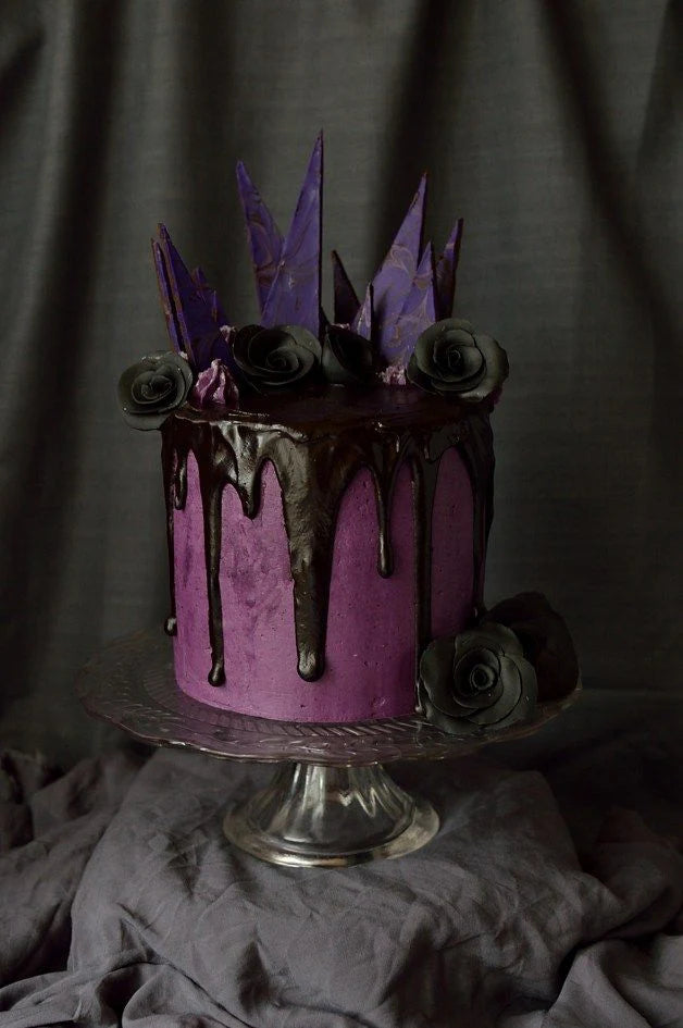 Dark Enchanted Blackberry Cake