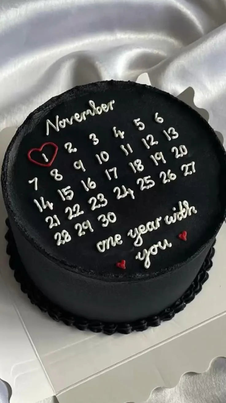 Special Date Calendar Cake