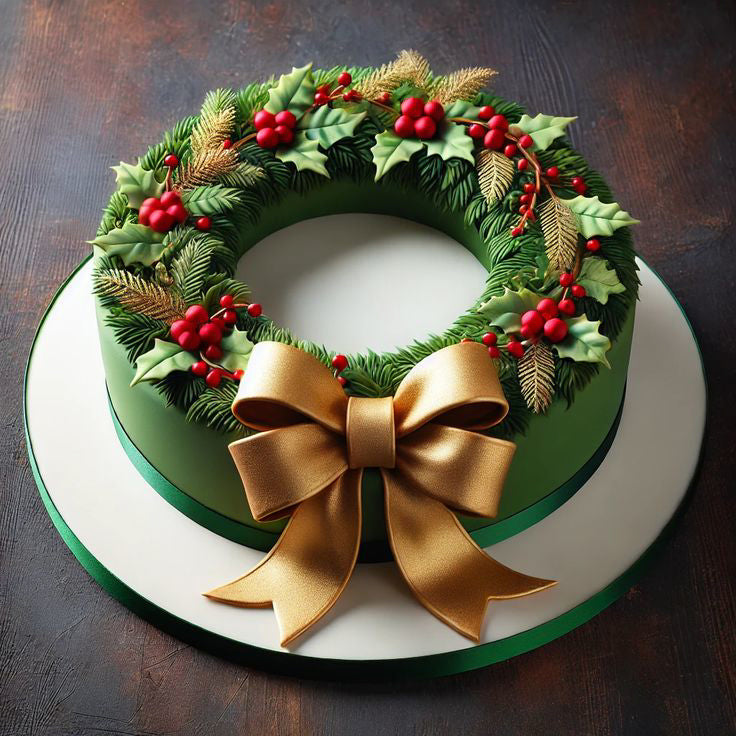 Golden Garland Gateau