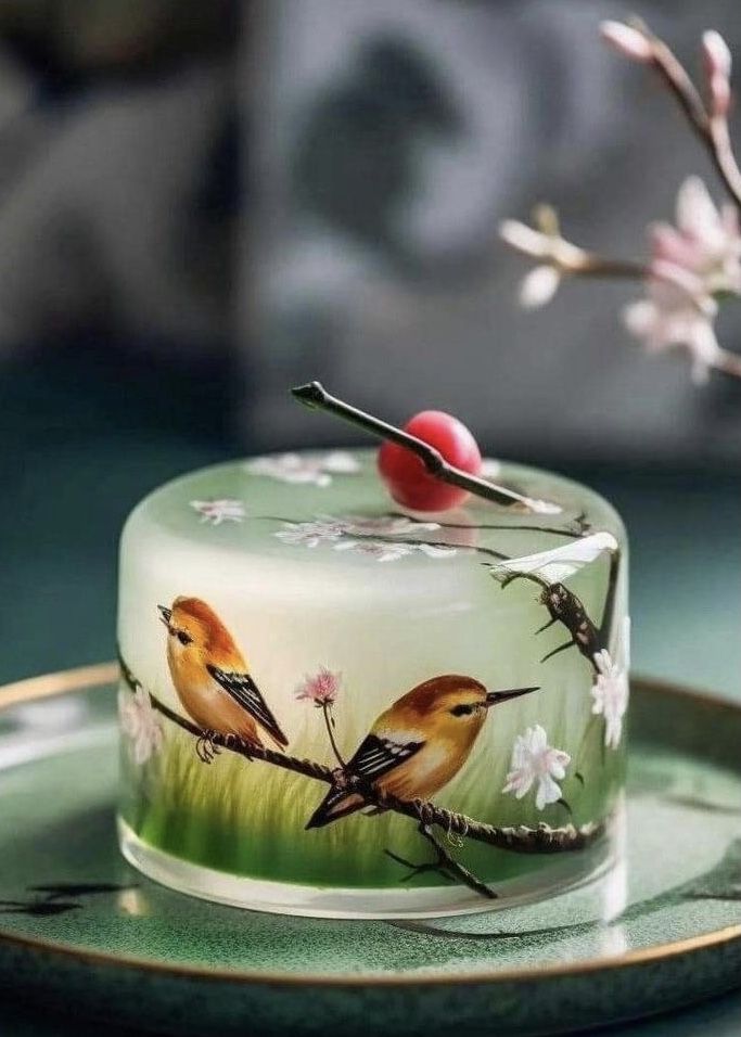 Hummingbird Garden Cake